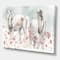 Designart - watercolors Pink Wild Horses - Farmhouse Premium Canvas Wall Art